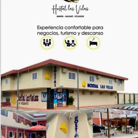 Hostal Las Velas Hotel Manta Kültér fotó