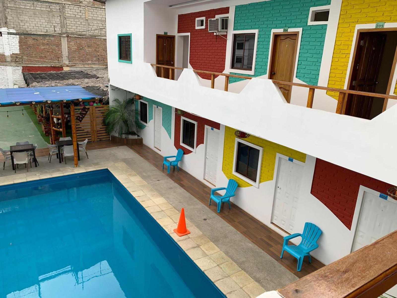 Hostal Las Velas Hotel Manta Kültér fotó