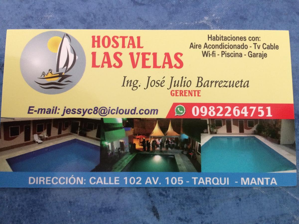 Hostal Las Velas Hotel Manta Kültér fotó