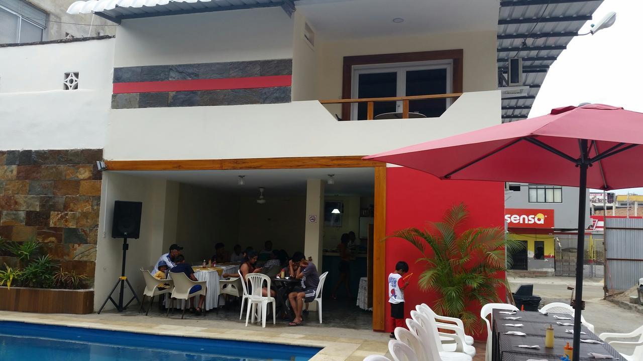 Hostal Las Velas Hotel Manta Kültér fotó
