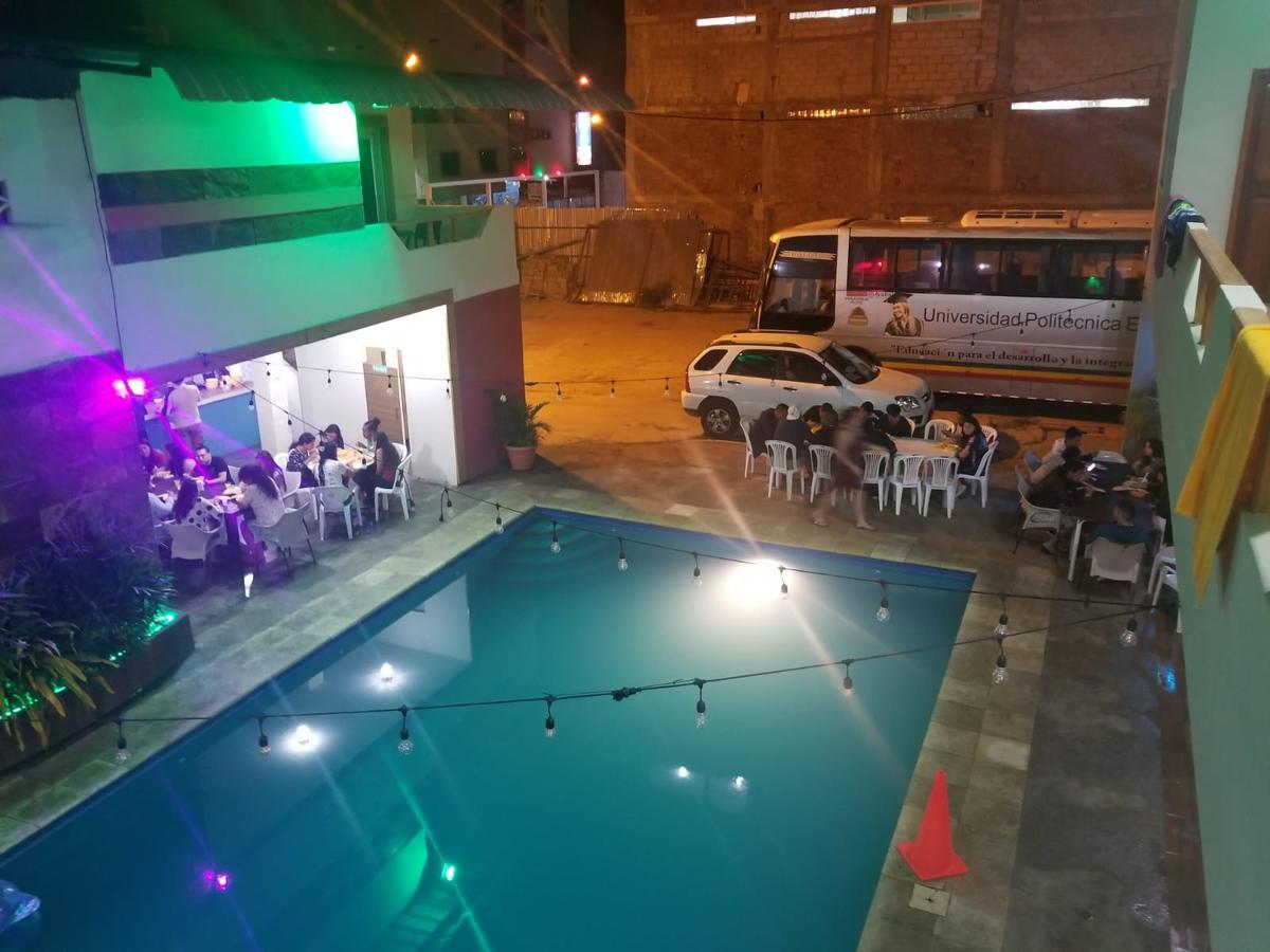 Hostal Las Velas Hotel Manta Kültér fotó